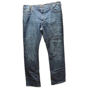 Urban Pipeline Max Flex Slim Straight Jeans Mens 38x32 Dark Wash Blue Denim